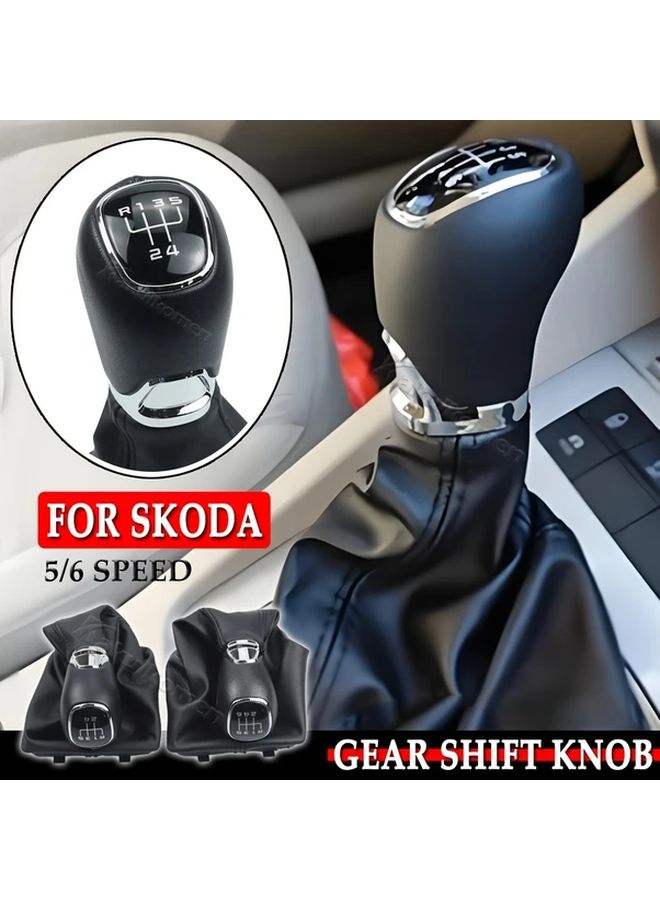Manual 6 Speed Shifter Knob For Skoda Octavia 2014 2017 A7 Mk3 Automotive Part - Image 3