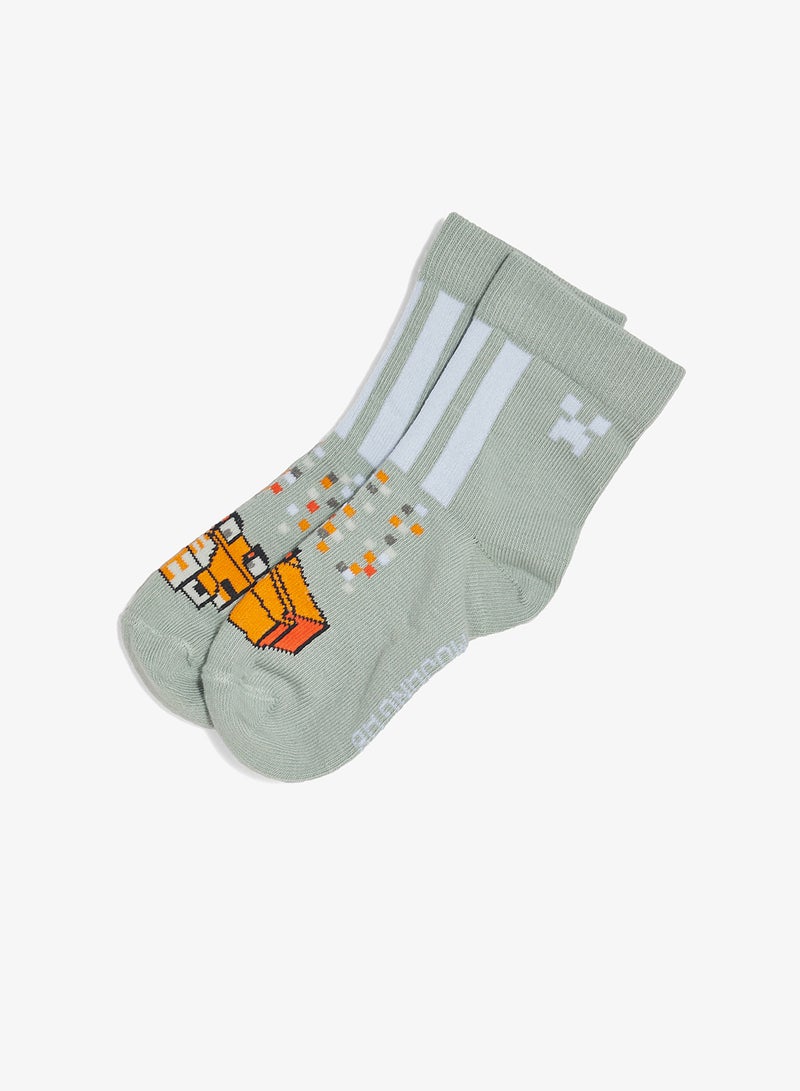 Adidas Kids Minecraft Socks - Image 3
