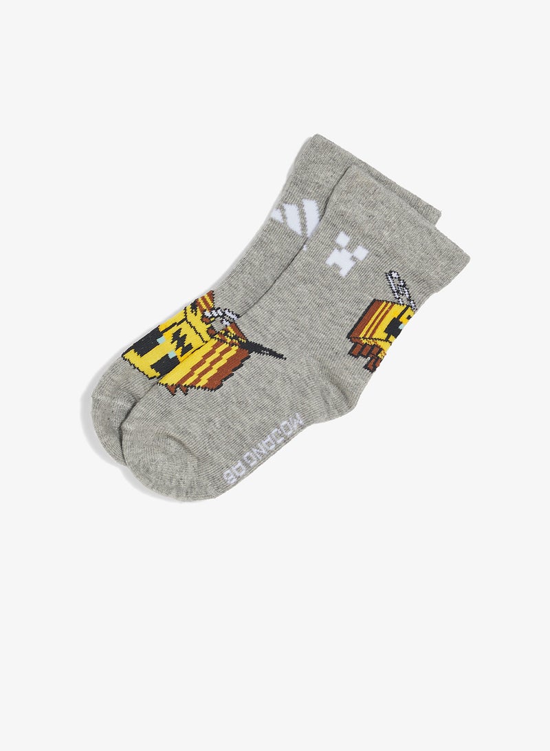 Adidas Kids Minecraft Socks - Image 2