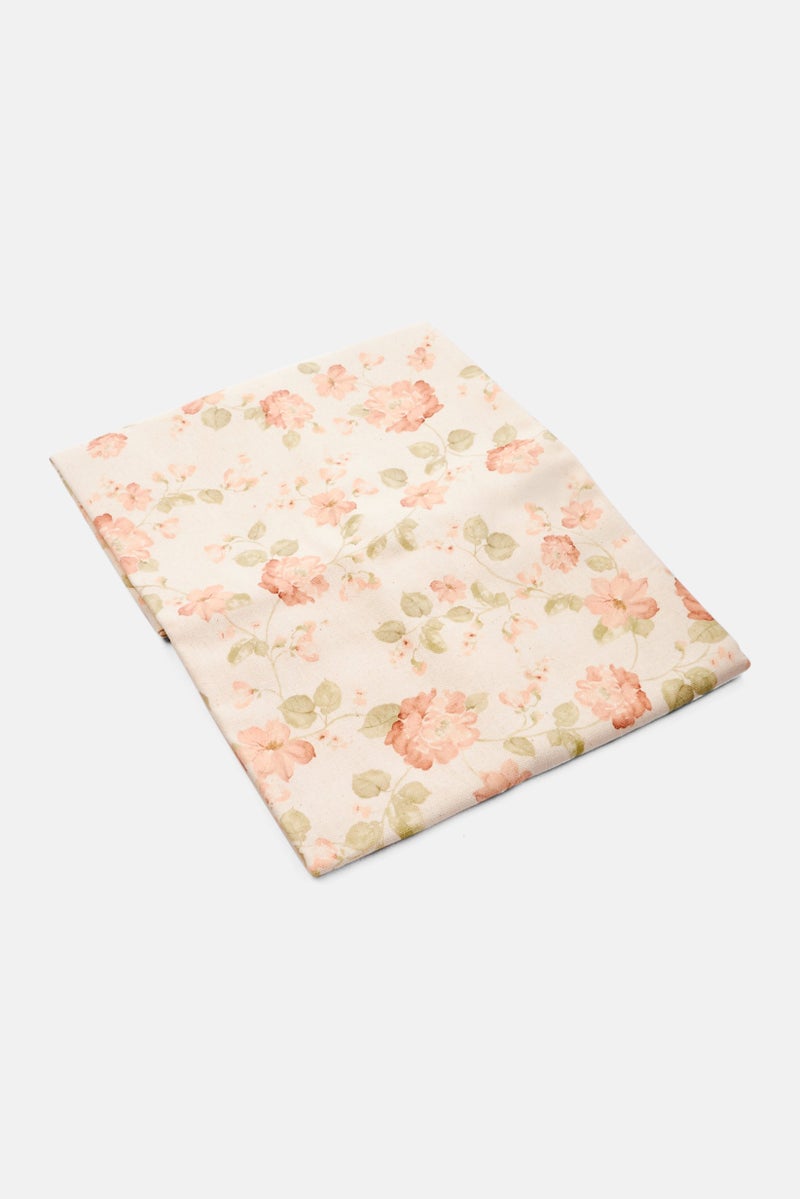 Muy Mucho Flower Cushion Cover 60 X 60, Beige Combo - Image 2