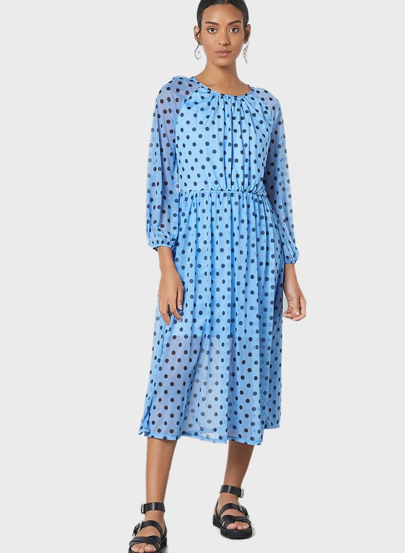 سيفي فور هانيا فستان بطبعات وطيات - Image 1