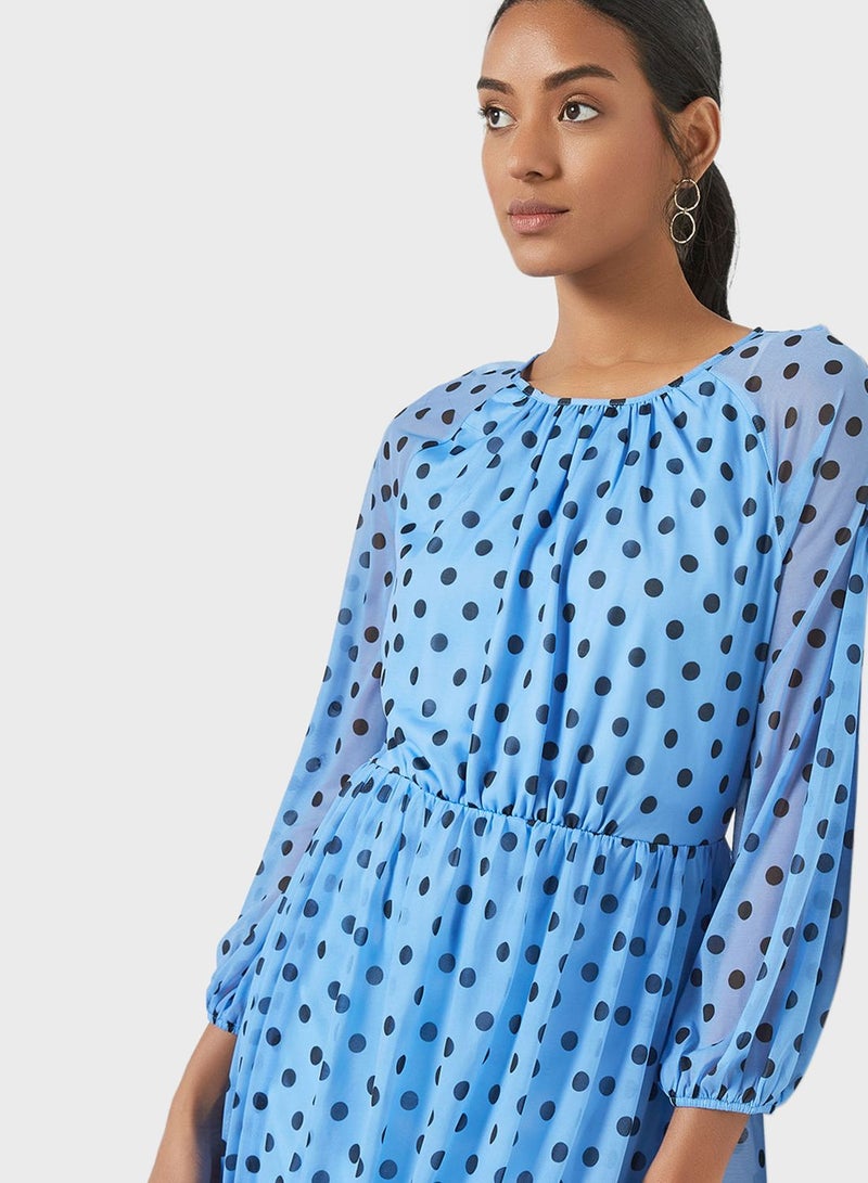 سيفي فور هانيا فستان بطبعات وطيات - Image 3