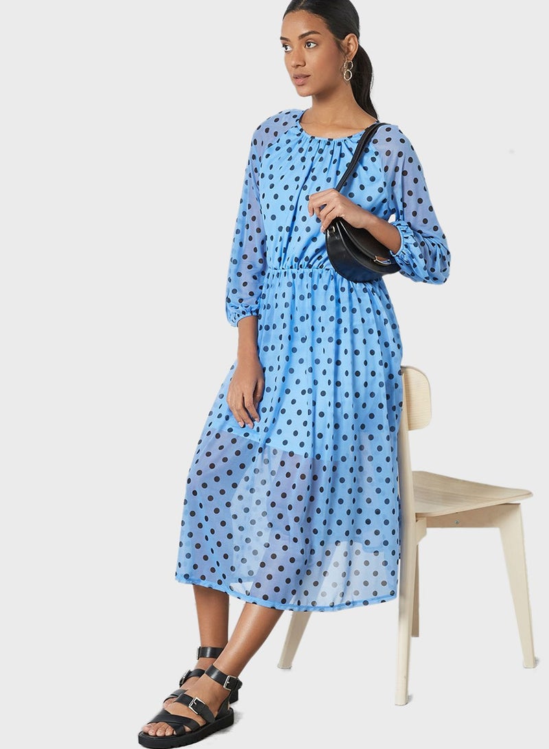 سيفي فور هانيا فستان بطبعات وطيات - Image 4