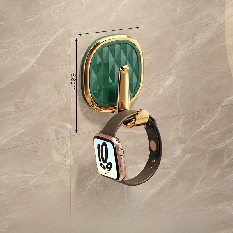 Luxury Plastic Hook Adhesive No-Drill Wall Hangers 622 dark green