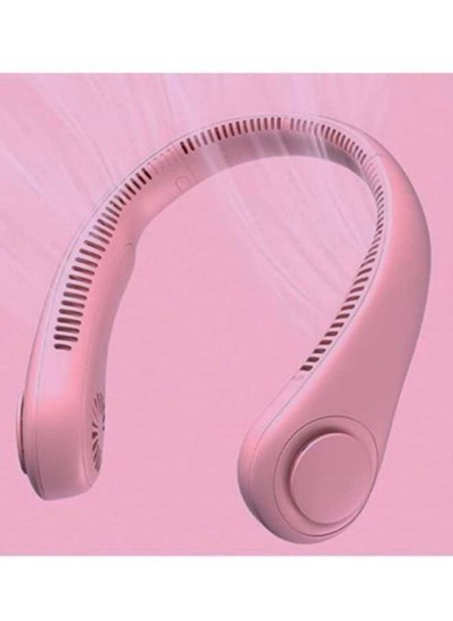 ACLIX Portable Neck Fan 3 Speeds/Natural Wind Mode/Angle Adjustable/Hand-free Neck Fan For Both Outdoor & Indoor Use by Aclix (Pink)  - Image 1