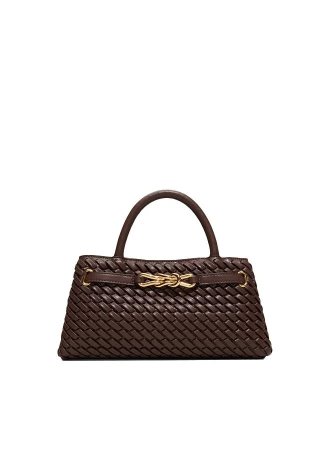 Avelie Ladies Brown Satchel Bag