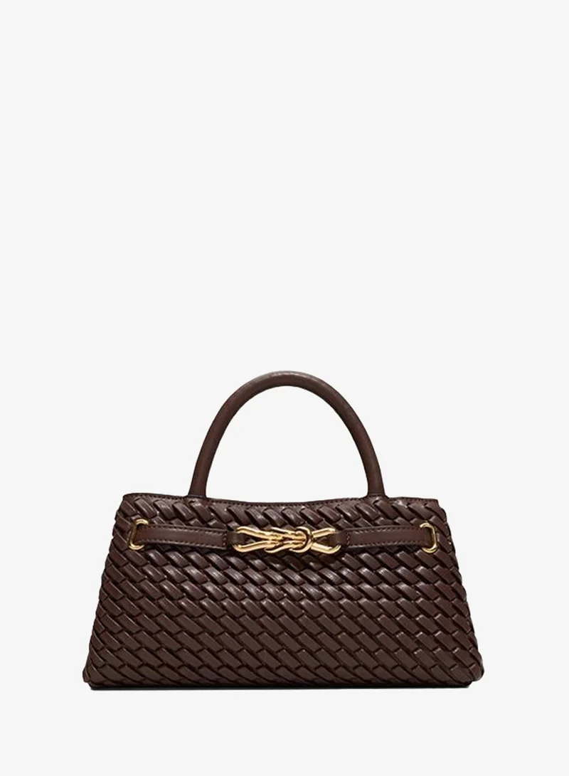 Avelie Ladies Brown Satchel Bag