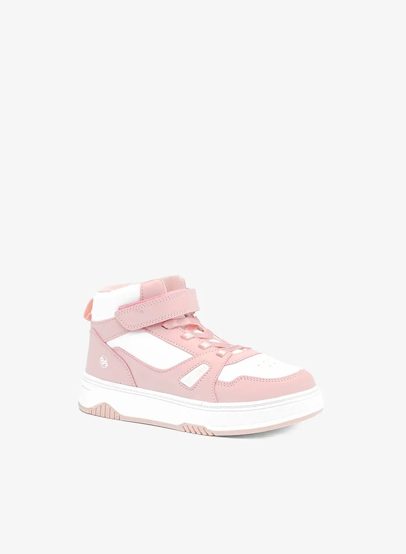 Bata High‑Top Strap Casual Sneakers