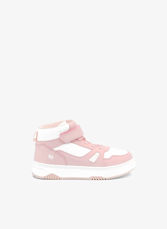 Bata High‑Top Strap Casual Sneakers