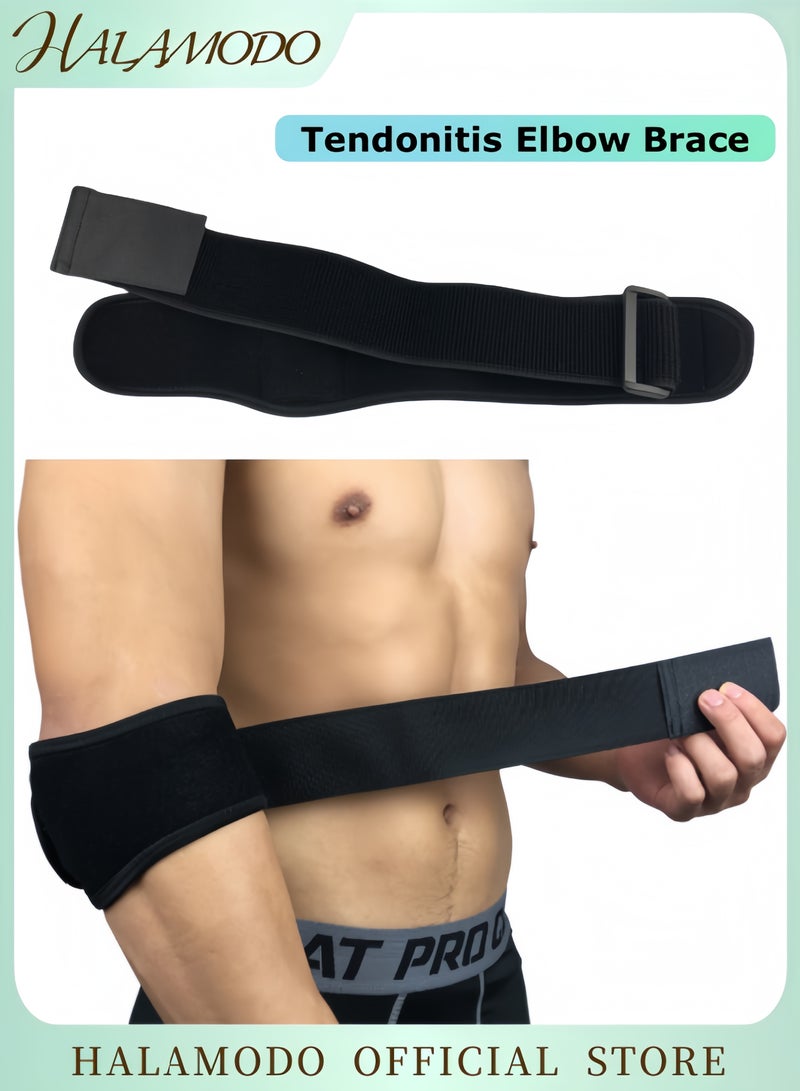 Generic Elbow Brace Tendonitis Elbow Brace & Strap Golfers Elbow Brace for Men & Women Counterforce Band  for Tennis & Golfer's Elbow Pain Relief - Image 1