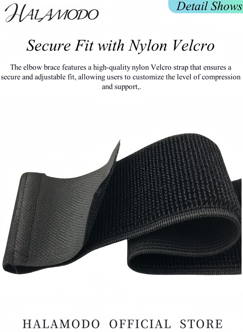 Generic Elbow Brace Tendonitis Elbow Brace & Strap Golfers Elbow Brace for Men & Women Counterforce Band  for Tennis & Golfer's Elbow Pain Relief - Image 4