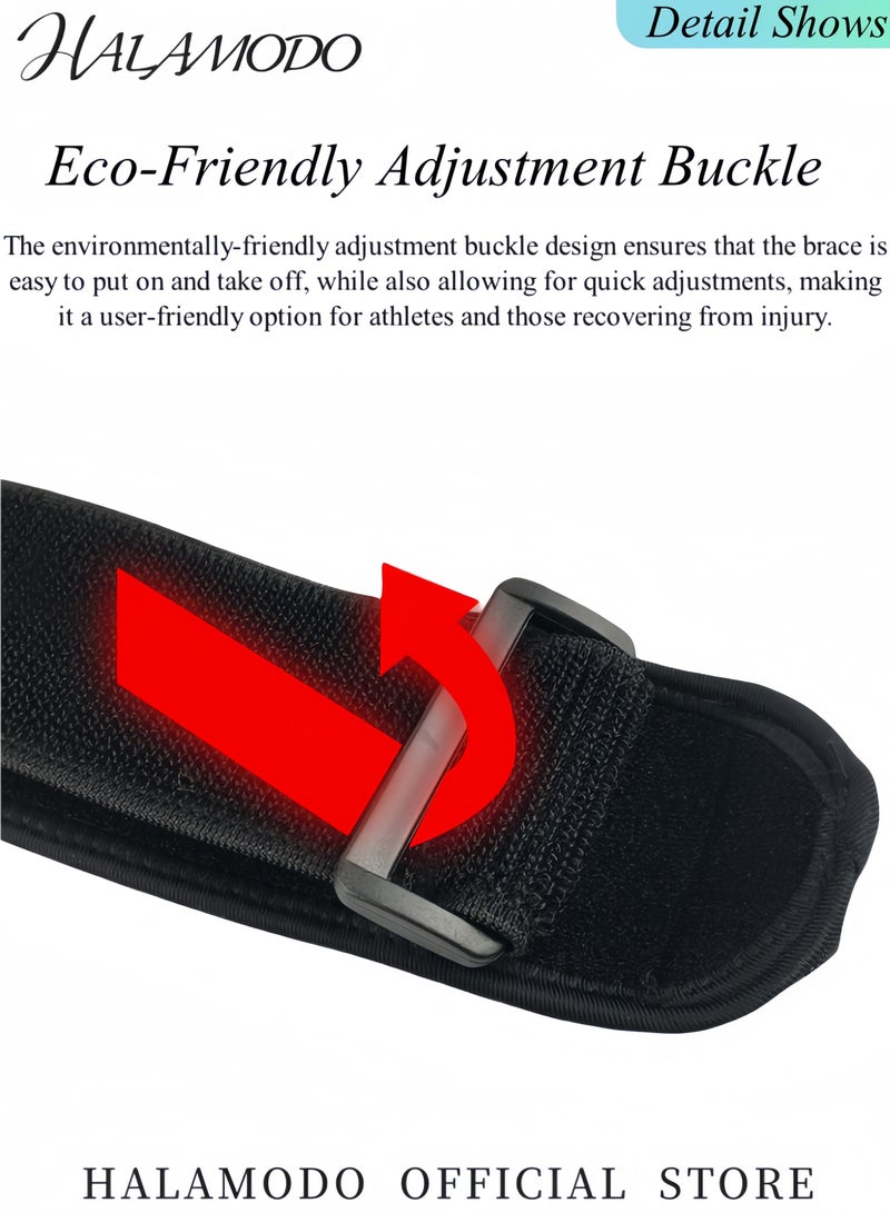 Generic Elbow Brace Tendonitis Elbow Brace & Strap Golfers Elbow Brace for Men & Women Counterforce Band  for Tennis & Golfer's Elbow Pain Relief - Image 3