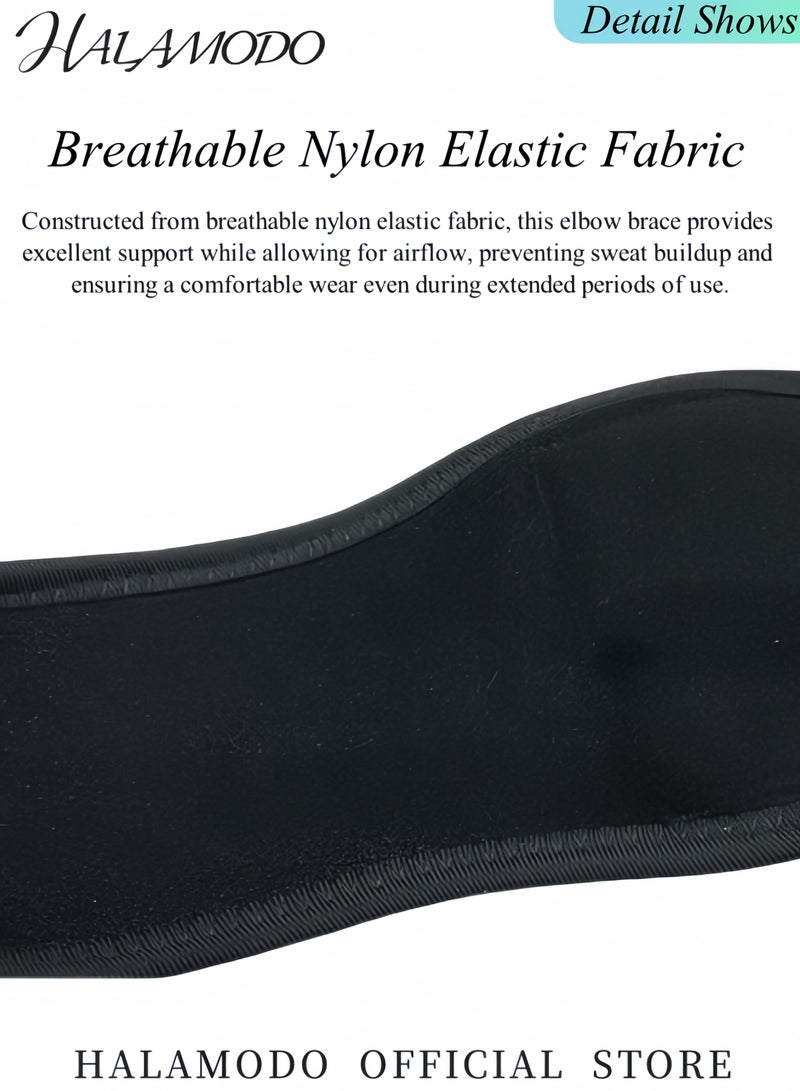 Generic Elbow Brace Tendonitis Elbow Brace & Strap Golfers Elbow Brace for Men & Women Counterforce Band  for Tennis & Golfer's Elbow Pain Relief - Image 2
