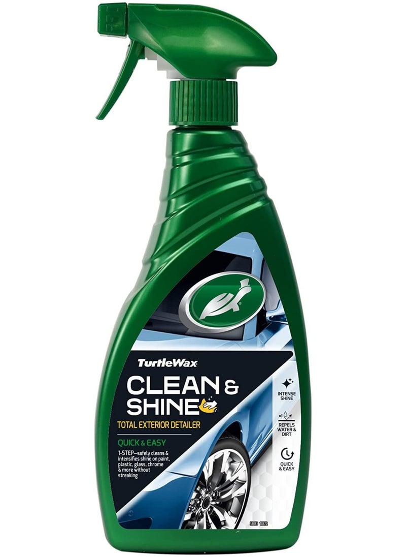 TurtleWax - Quick Easy Clean & Shine Detailer detergente cera auto Spray - Image 1