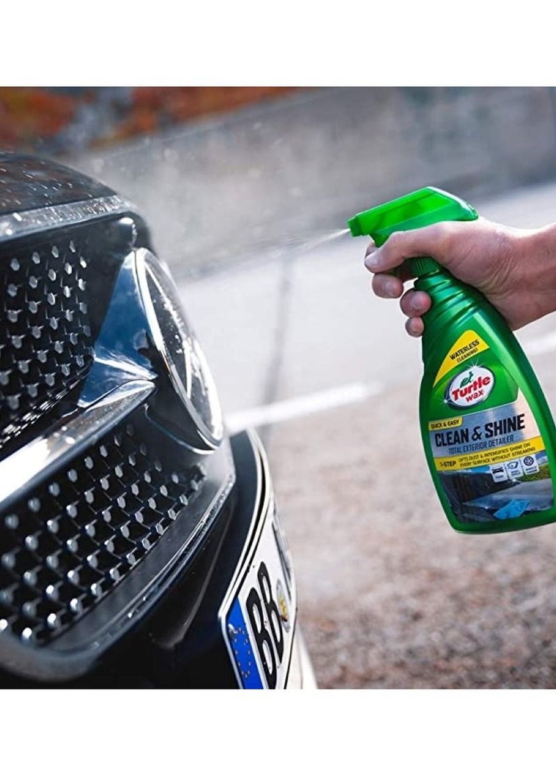 TurtleWax - Quick Easy Clean & Shine Detailer detergente cera auto Spray - Image 1