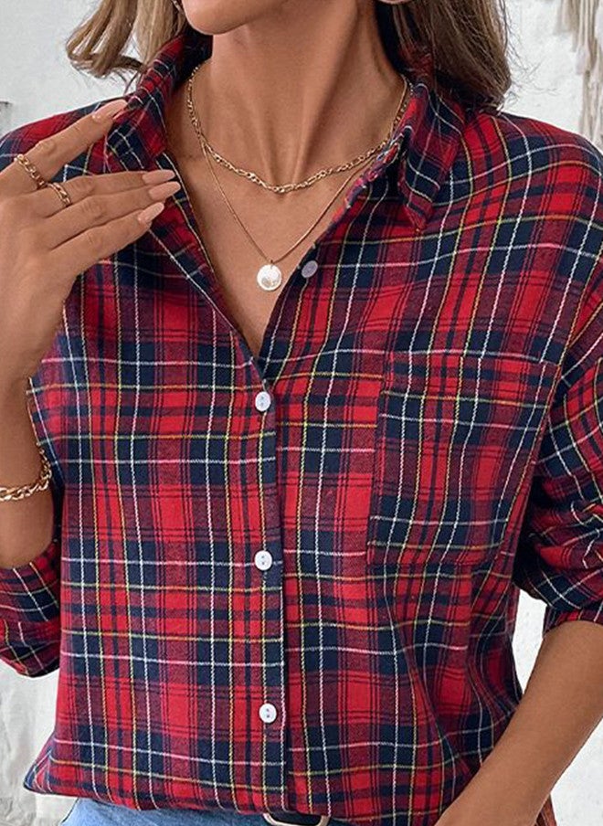 YUNIQEE Tartan Checks Casual Shirt for Women - Image 2