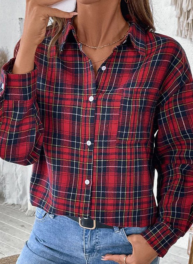 YUNIQEE Tartan Checks Casual Shirt for Women - Image 1