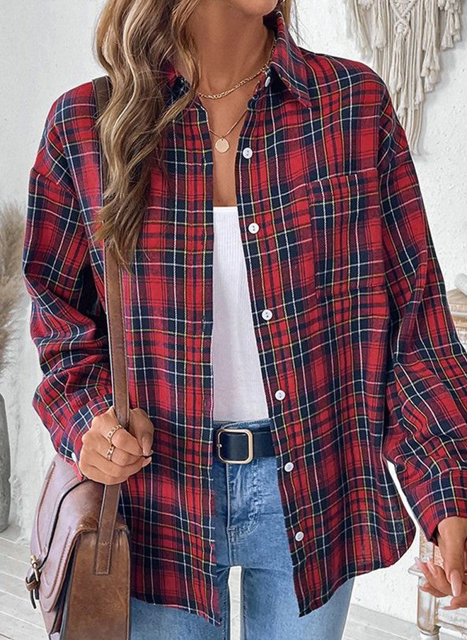 YUNIQEE Tartan Checks Casual Shirt for Women - Image 5