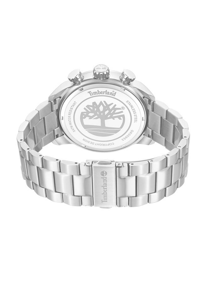 Timberland Men Henniker II Blue Dial Stainless Steel Bracelet Multifunction Watch for Men, 46mm - Image 3