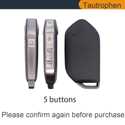 Tautrophen Key Fob Cover Compatible with Kia Telluride 2023 2024 2025 K4 k5 Gt Sorento Smart Key - Image 2