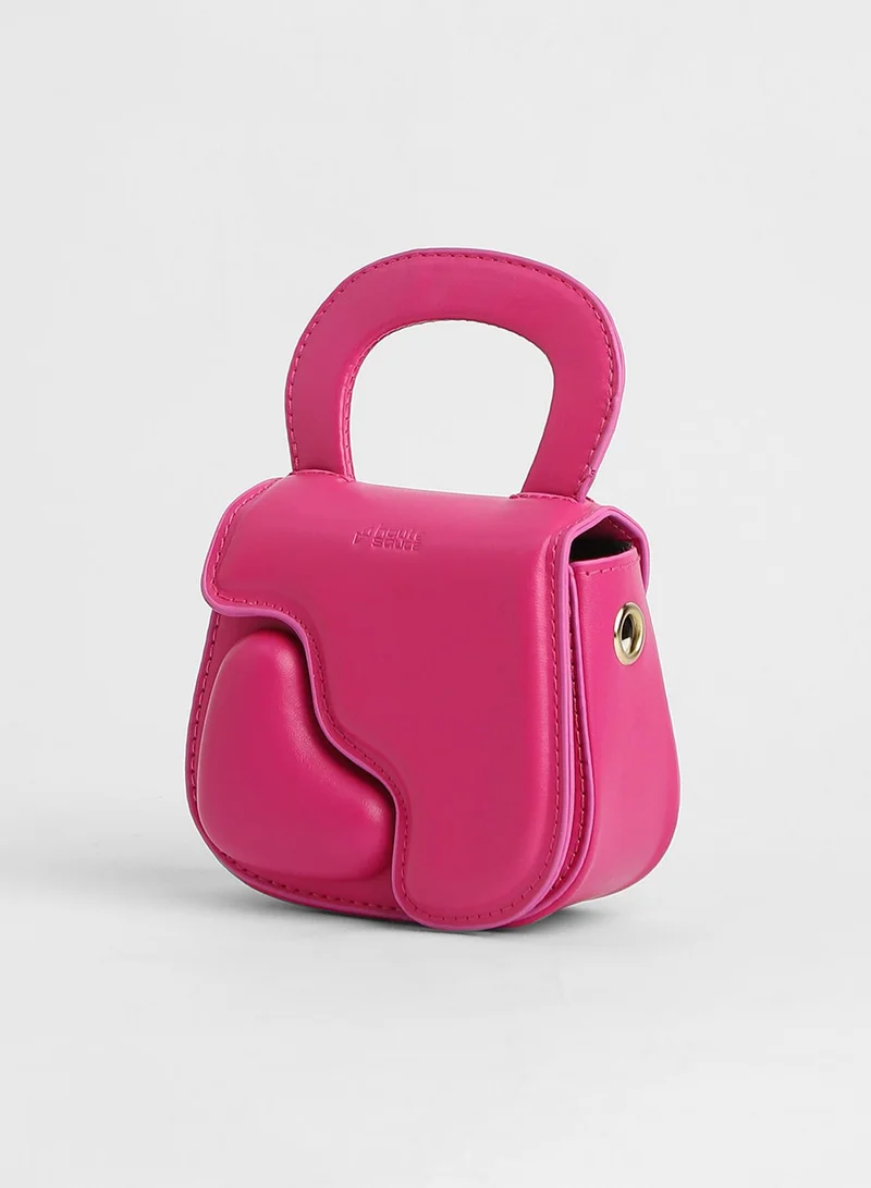 Haute Sauce The Micro Pillow Heart Sling Bag - Barbie Pink