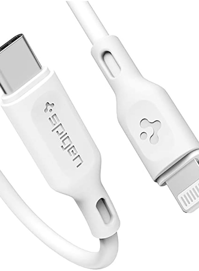 Spigen USB Type-C To Lightning Data Sync And Charging Cable White - Image 2
