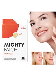 Mighty Patch 36- Piece Hydrocolloid Acne Pimple Patch Spot Treatment Beige 5.5inch  - Image 1