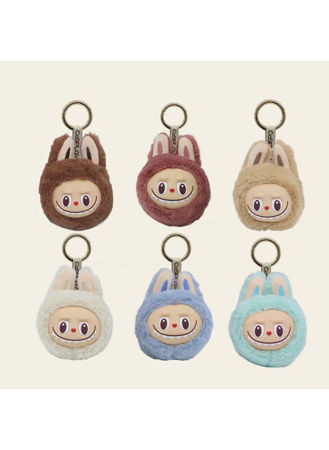 Generic - Generation Vinyl Plush Head Small Pendant Second Generation Cloth Key Chain Ugly Cute Doll-Specification:.a Generation Of Green-Color:Pendant Is About 11cm - Image 1