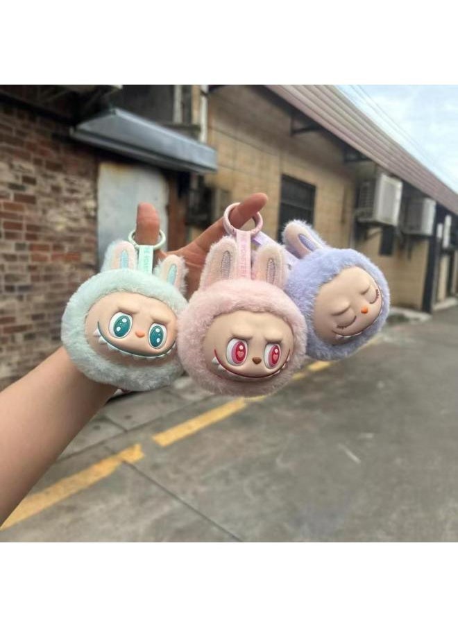 Generic - Generation Vinyl Plush Head Small Pendant Second Generation Cloth Key Chain Ugly Cute Doll-Specification:.a Generation Of Green-Color:Pendant Is About 11cm - Image 1