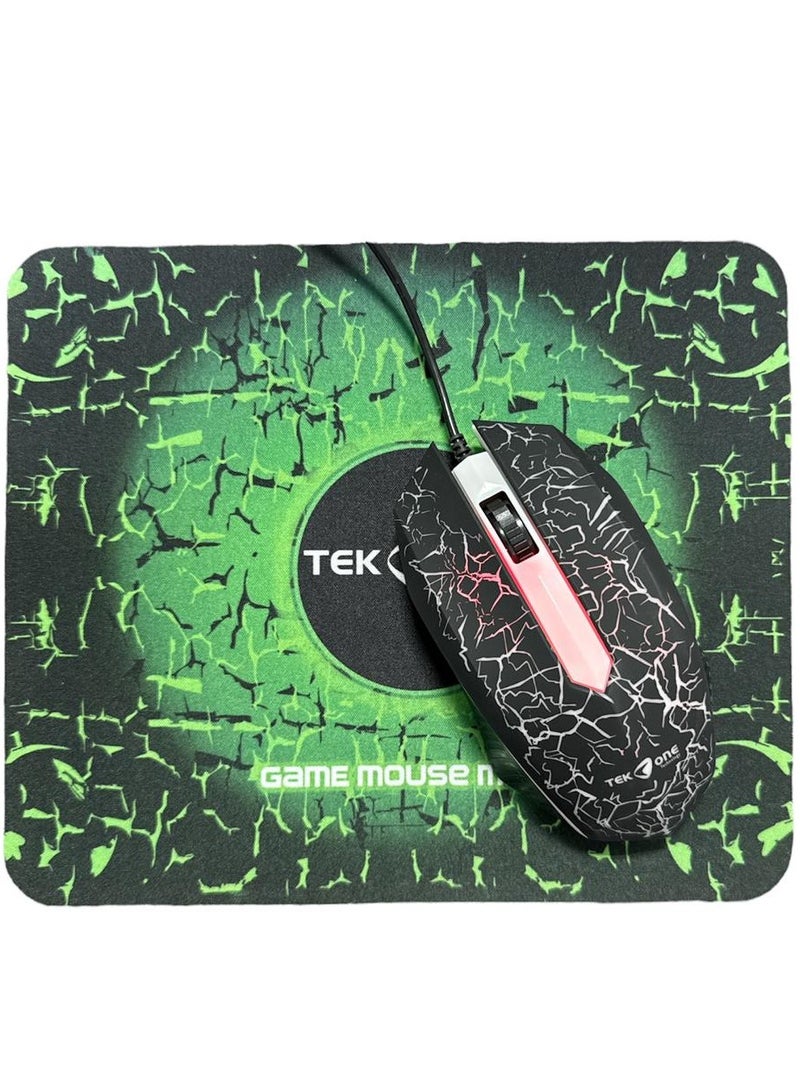 TekOne T-BOX 200 4 in 1 Gaming Combo Keyboard Mouse Pad Headphone RGB Light  - Image 5