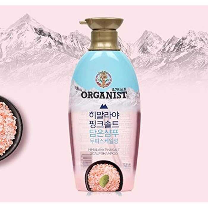 Elastine Organist Himalaya Pinksalt Scalp Shampoo 16.9 Fl.oz (500ml) - Image 2