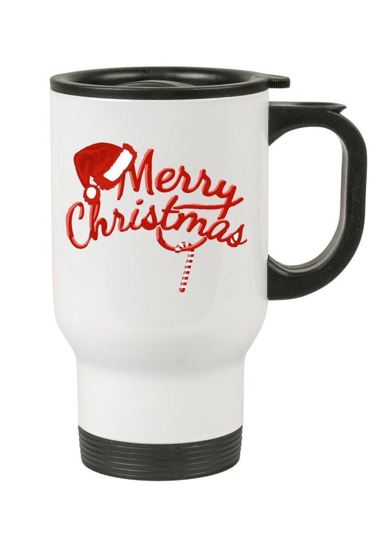 PRINTSHOP4ME Stainless Steel Travel Mug Suitable Gift for Christmas and printed with Christmas theme (Design 6) - Image 1