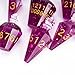 CRITALLIC 7PCS Potion DND Dice SetTransparent Sharp Edge Die Set DD RPG Polyhedral Dicefor Dungeons and Dragons TTRPG Games Roleplaying GamesDeep Purple - Image 4