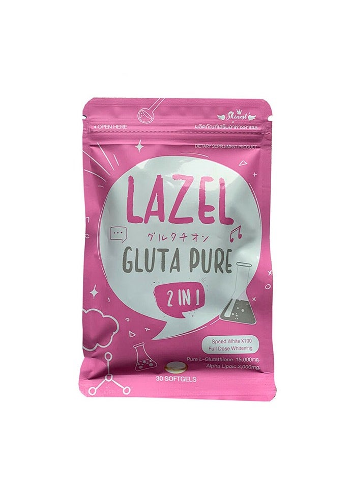 LAZEL Lazel Gluta Pure 2-In-1 Glutathione Anti Aging Softgels 