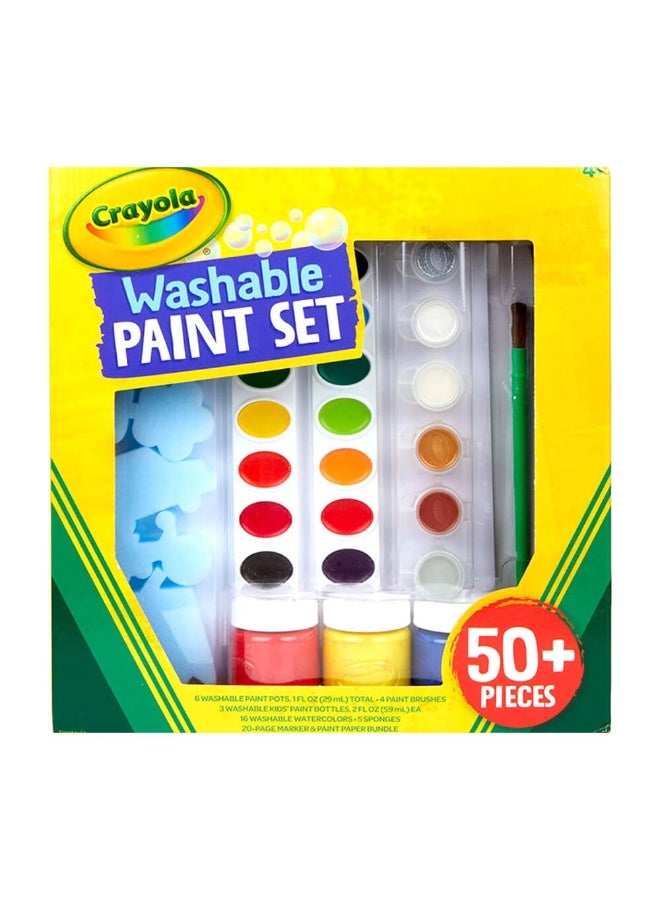 Crayola طقم طلاء قابل للغسل (50 قطعة) - Image 1