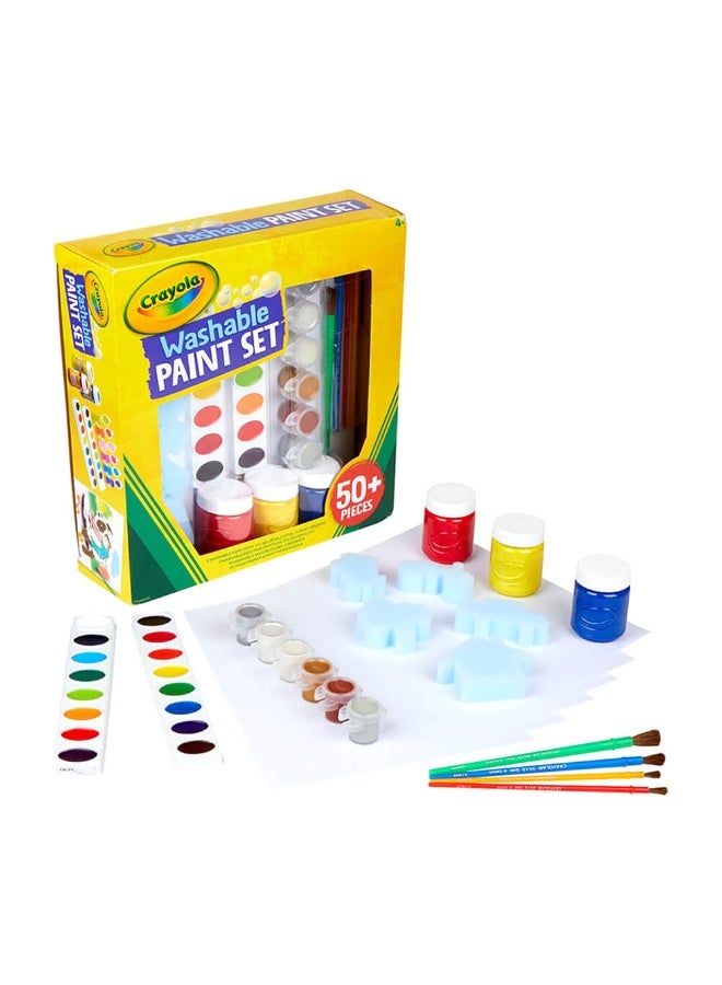 Crayola طقم طلاء قابل للغسل (50 قطعة) - Image 3