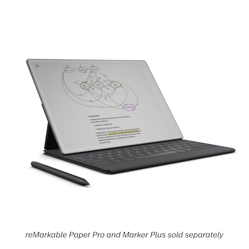 reMarkable Paper Pro - Mosaic Weave Type Folio Keyboard for Your 11.8'' Paper Pro Tablet - Basalt - Image 2