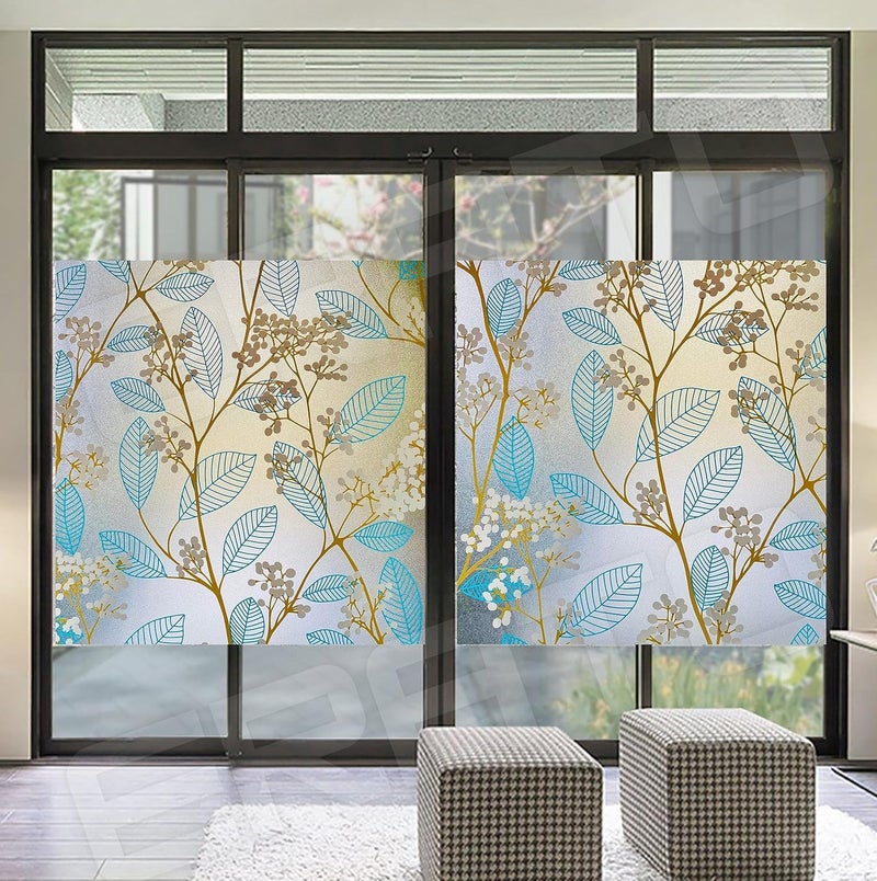 ERATO Decorative Window Frosted Film Self Adhesive Glass Window Film Frosted Sticker (24 x 120 inch, Decorative 01) - Image 4