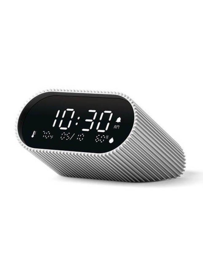 LEXON Ray LCD Digital Alarm Clock With Thermometer And Hygrometer - Image 1