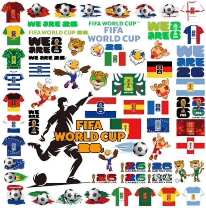 Mesuca FIFA World Cup 2026 Official Stickers - Waterproof Decals for All  Surfaces - Image 3