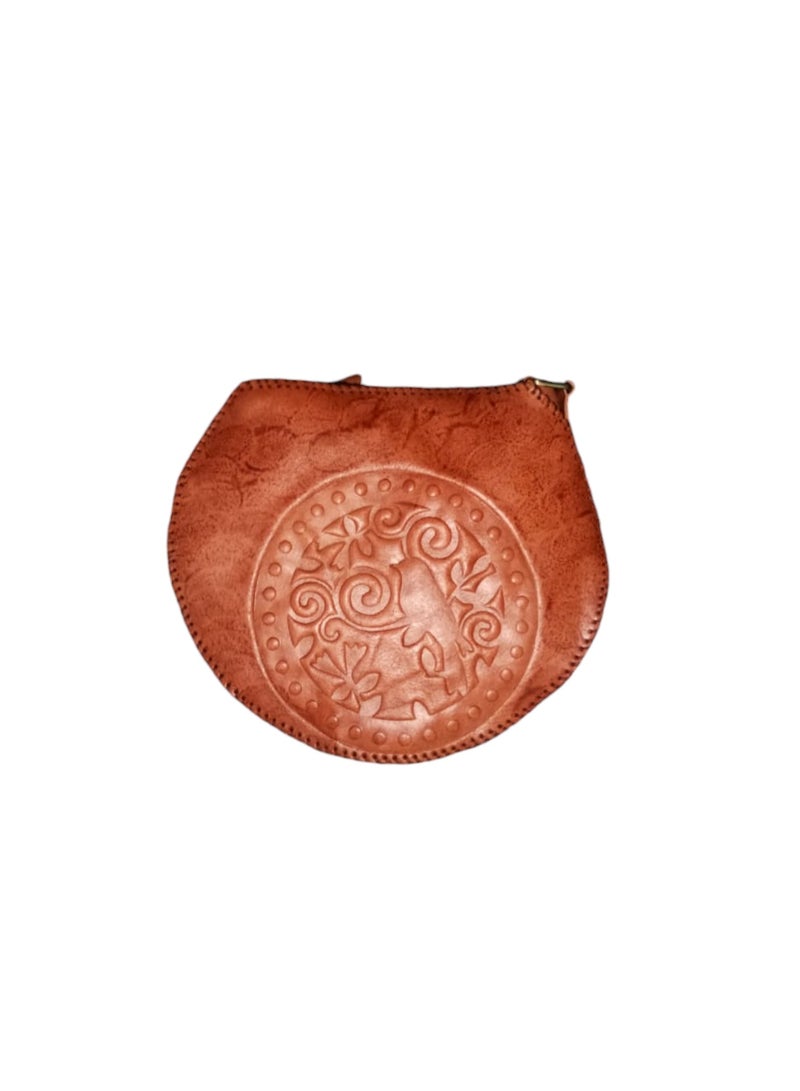 Sheer Fashionable Leather Crossbody Bag  - Image 1