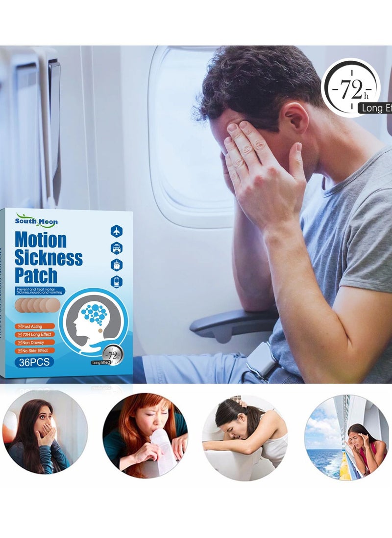 SOUTH MOON - Motion sickness Patch Prevent and treat motion Sickness, nausea and vomiting - Image 1