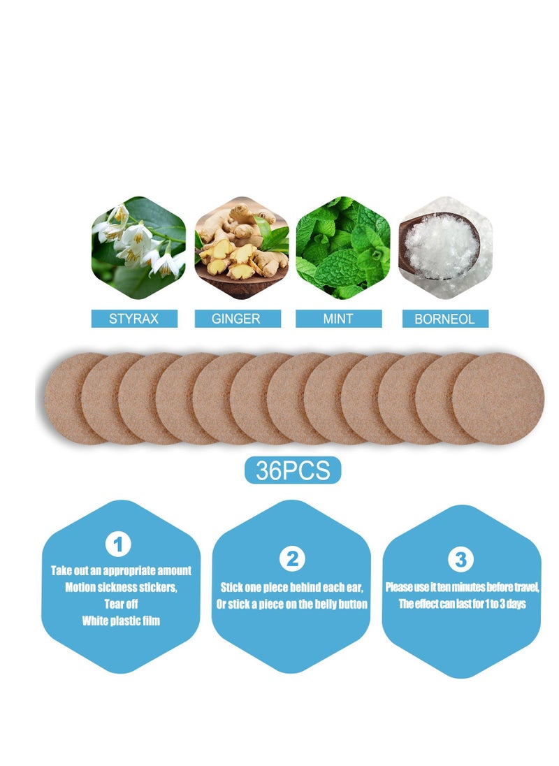 SOUTH MOON - Motion sickness Patch Prevent and treat motion Sickness, nausea and vomiting - Image 1