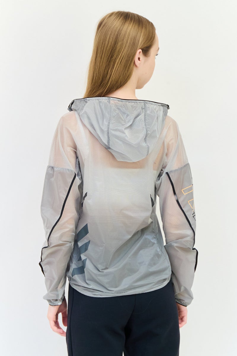Adidas Women Terrex Sportswear Fit Long Sleeve Running Jacket, Multicolor - Image 4