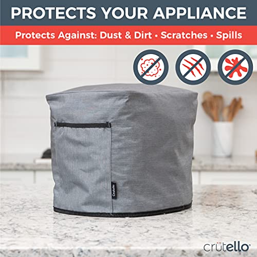 Crutello Air Fryer Cover with Storage Pockets for 2.8-4.8 Quart Fryers, Fits Various Brands, Heavy Duty Air Fryer Covers, For Kitchen Counter - Image 5