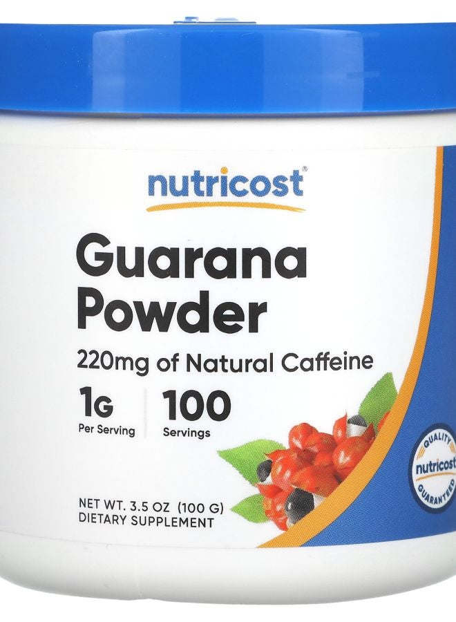 Nutricost مسحوق غوارانا 3.5 أونصة (100 جرام)