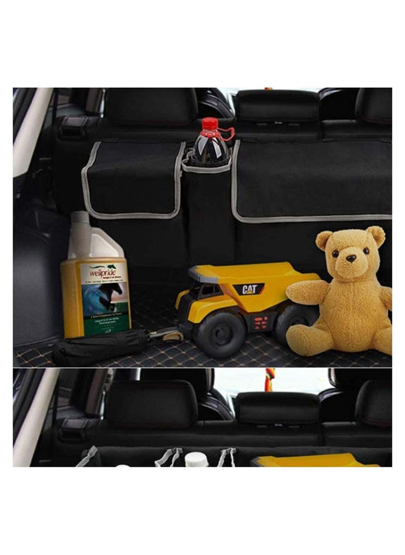 BLOOMING TIME Trunk and Backseat Car Back Seat Storage Cargo Organizer  - Image 4