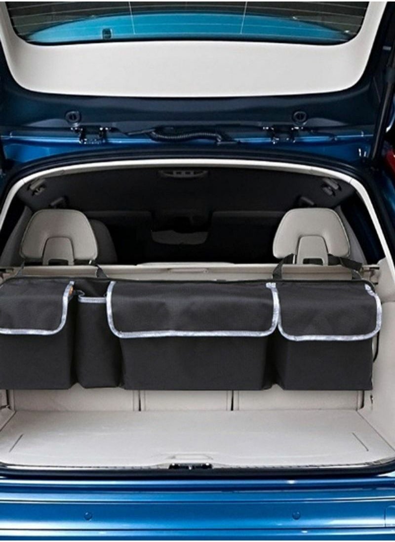 BLOOMING TIME Trunk and Backseat Car Back Seat Storage Cargo Organizer  - Image 3
