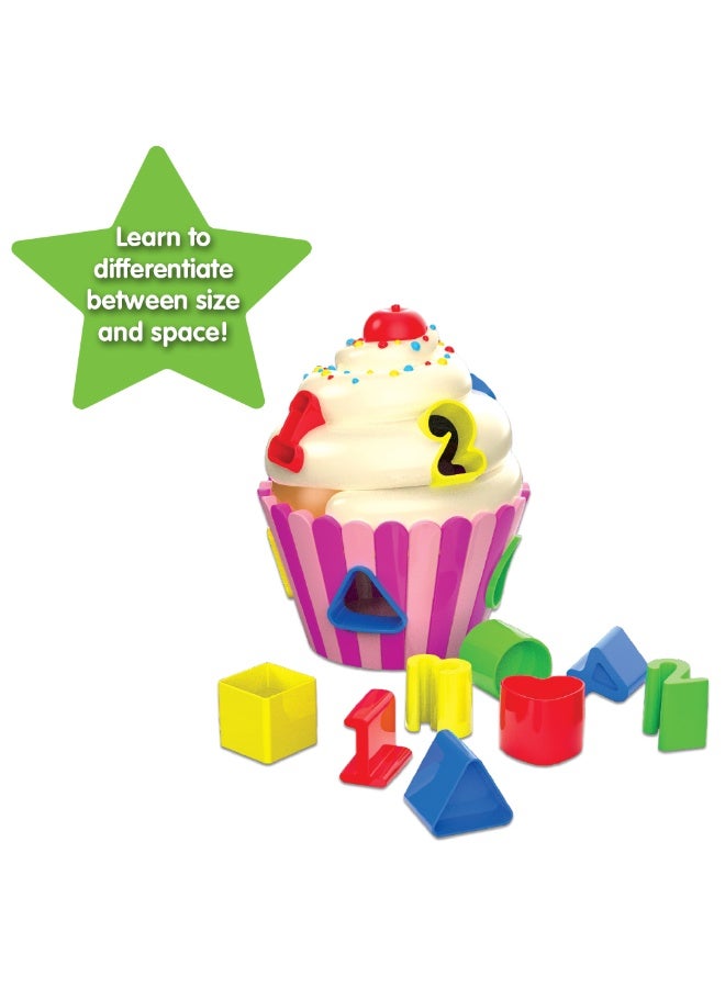 THE LEARNING JOURNEY EARLY LEARNING! CUPCAKE SHAPE SORTER - Image 4
