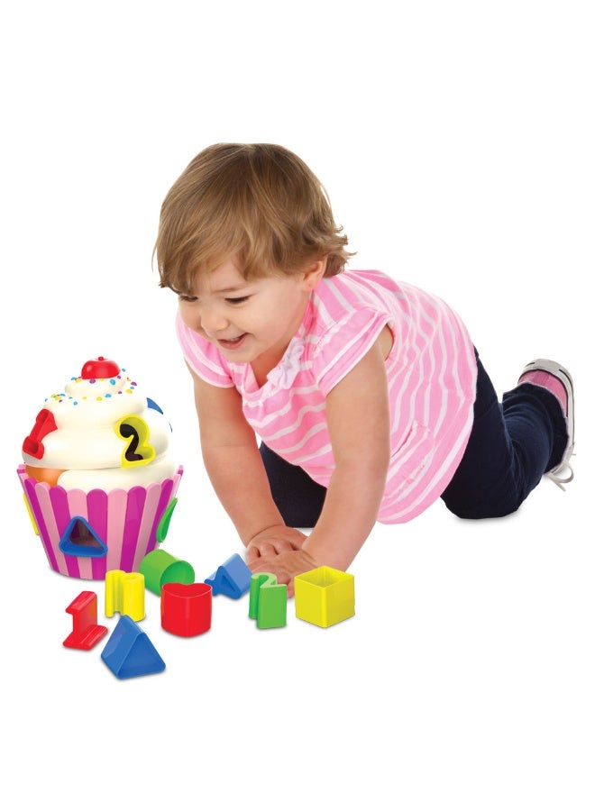 THE LEARNING JOURNEY EARLY LEARNING! CUPCAKE SHAPE SORTER - Image 2